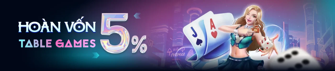 hoàn vốn tab game 5%
